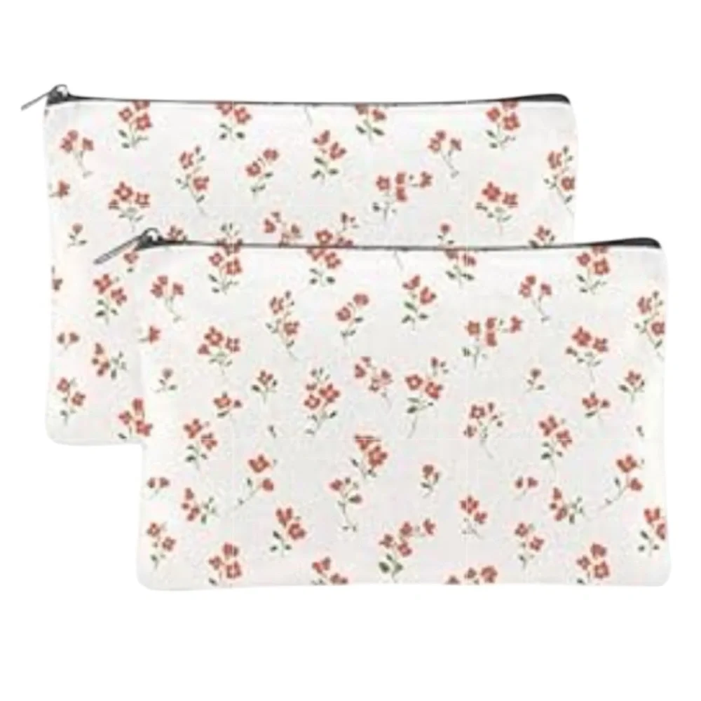 Floral Print Canvas Bag